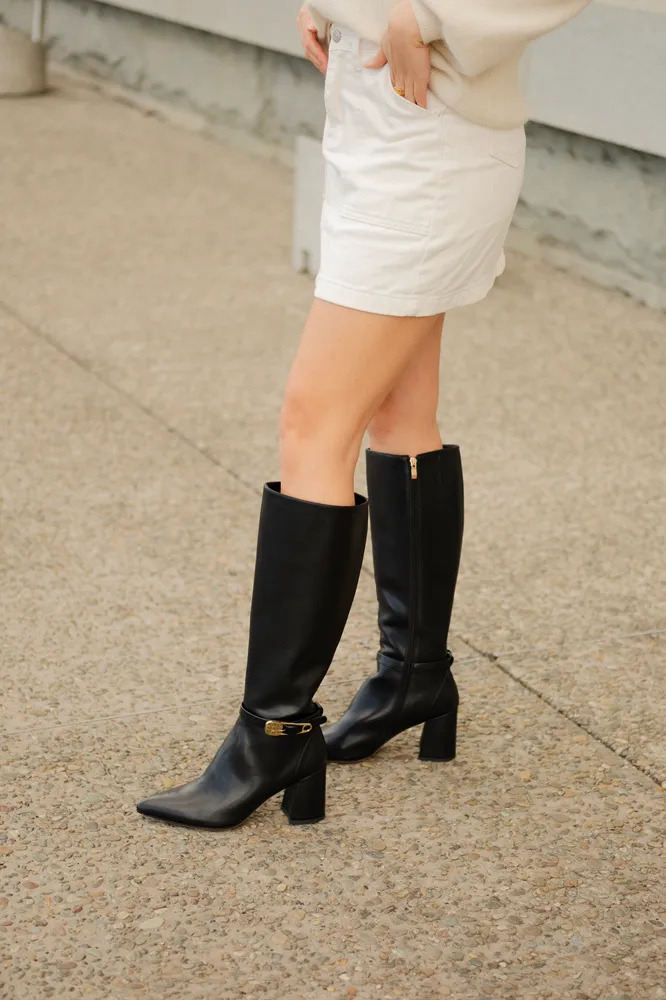 Tess Gold Pin long boot STANDARD