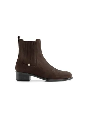 The Rockingham Chelsea Ankle Boot - Chocolate Suede