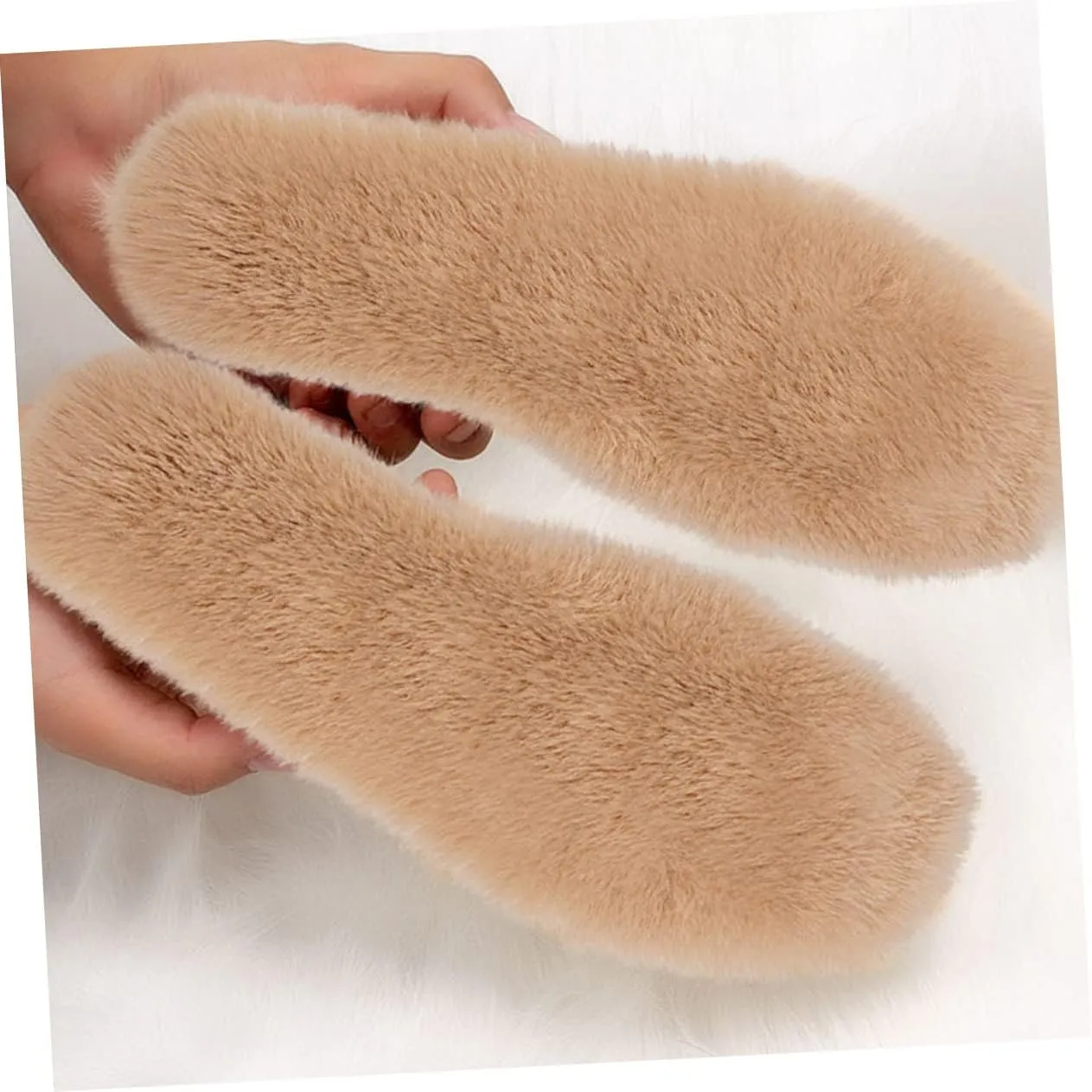 Thermal Protection 1 Pair Winter Insoles Thicker Wool Padding Comfortable Breathable for Footwear