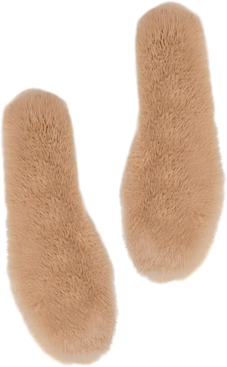 Thermal Protection 1 Pair Winter Insoles Thicker Wool Padding Comfortable Breathable for Footwear