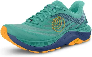 Topo Athletic Men's Ultraventure 4 Comfortable Cushioned Durable 5MM Drop Trail Running Shoes, Athletic Shoes for Trail Running, Aqua/Orange, Size 9.5