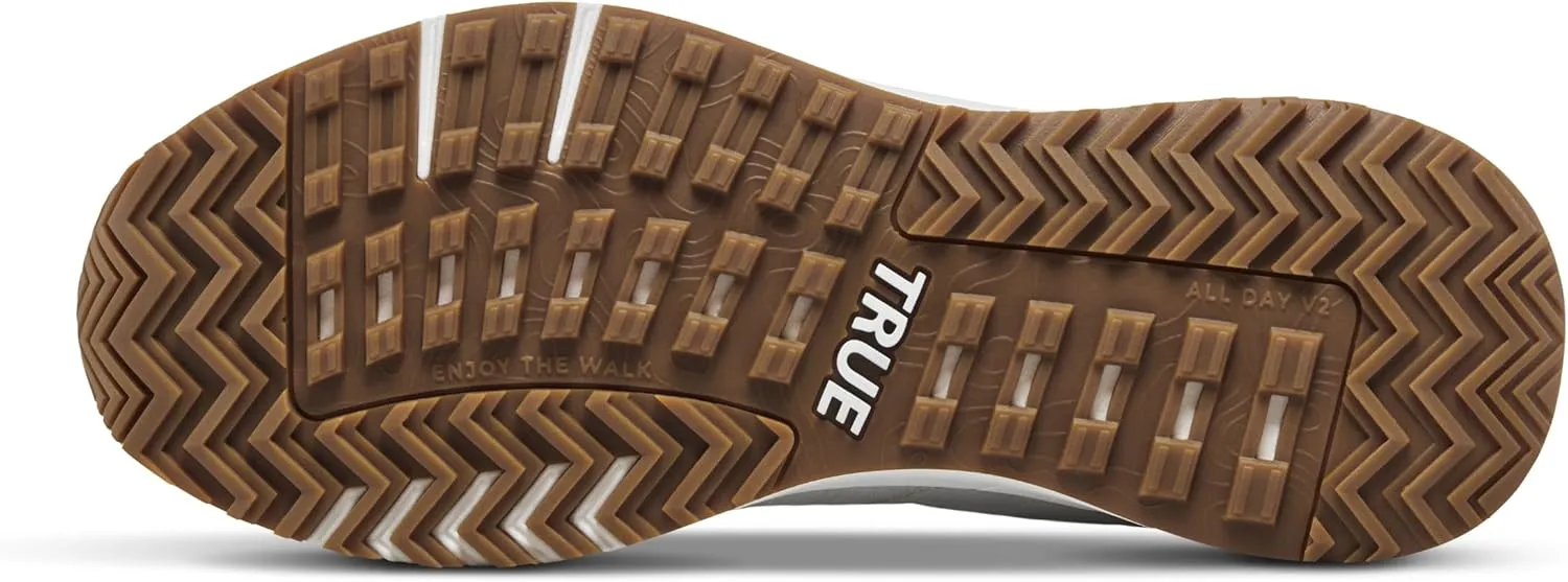 TRUE Linkswear Men’s All Day Ripstop V2 Golf Shoes – Comfortable, Lightweight, Durable Ripstop Upper, Water-Resistant