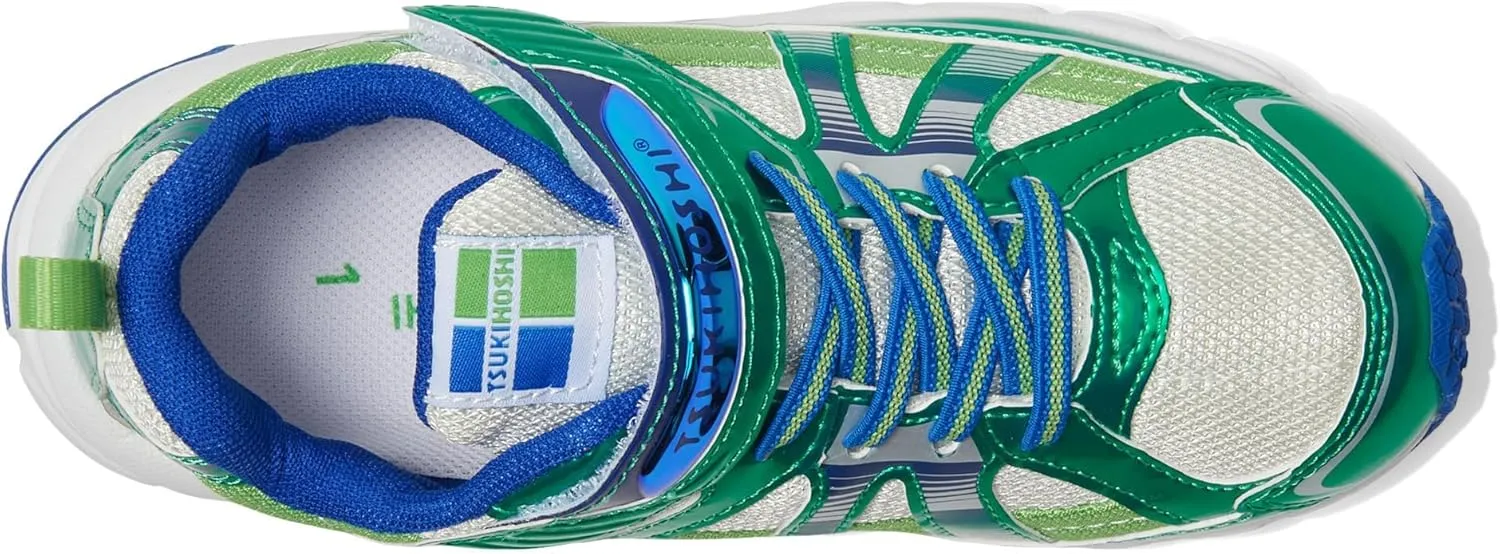 TSUKIHOSHI Storm Kids Shoes - Strap-Closure Machine-Washable Kids Sneakers with Wide Toe Box and Slip-Resistant, Non-Marking Outsoles