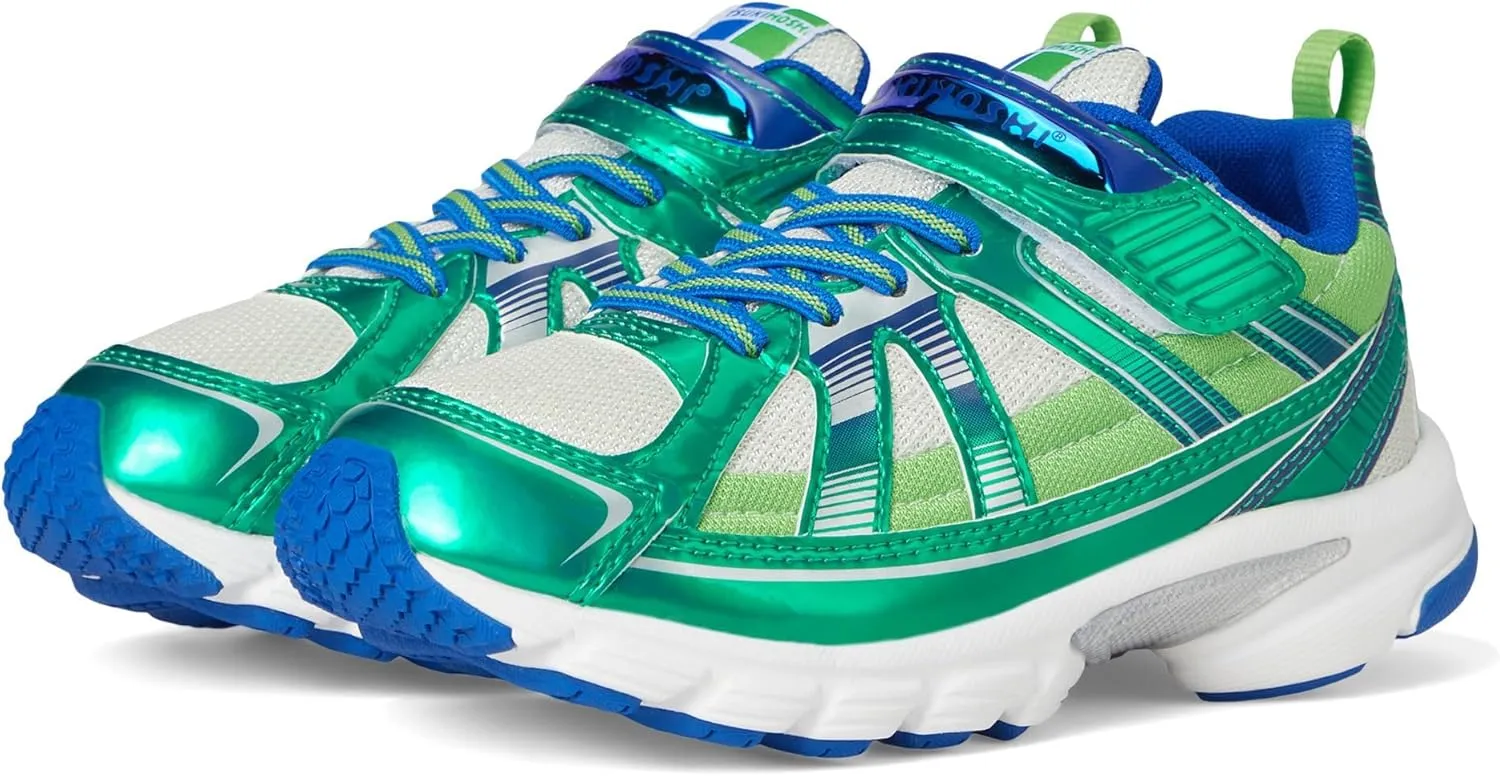 TSUKIHOSHI Storm Kids Shoes - Strap-Closure Machine-Washable Kids Sneakers with Wide Toe Box and Slip-Resistant, Non-Marking Outsoles