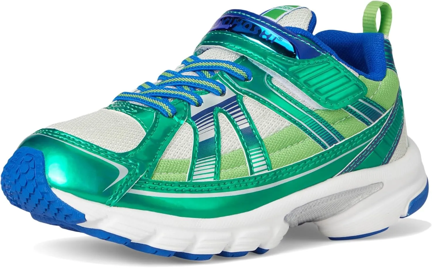 TSUKIHOSHI Storm Kids Shoes - Strap-Closure Machine-Washable Kids Sneakers with Wide Toe Box and Slip-Resistant, Non-Marking Outsoles