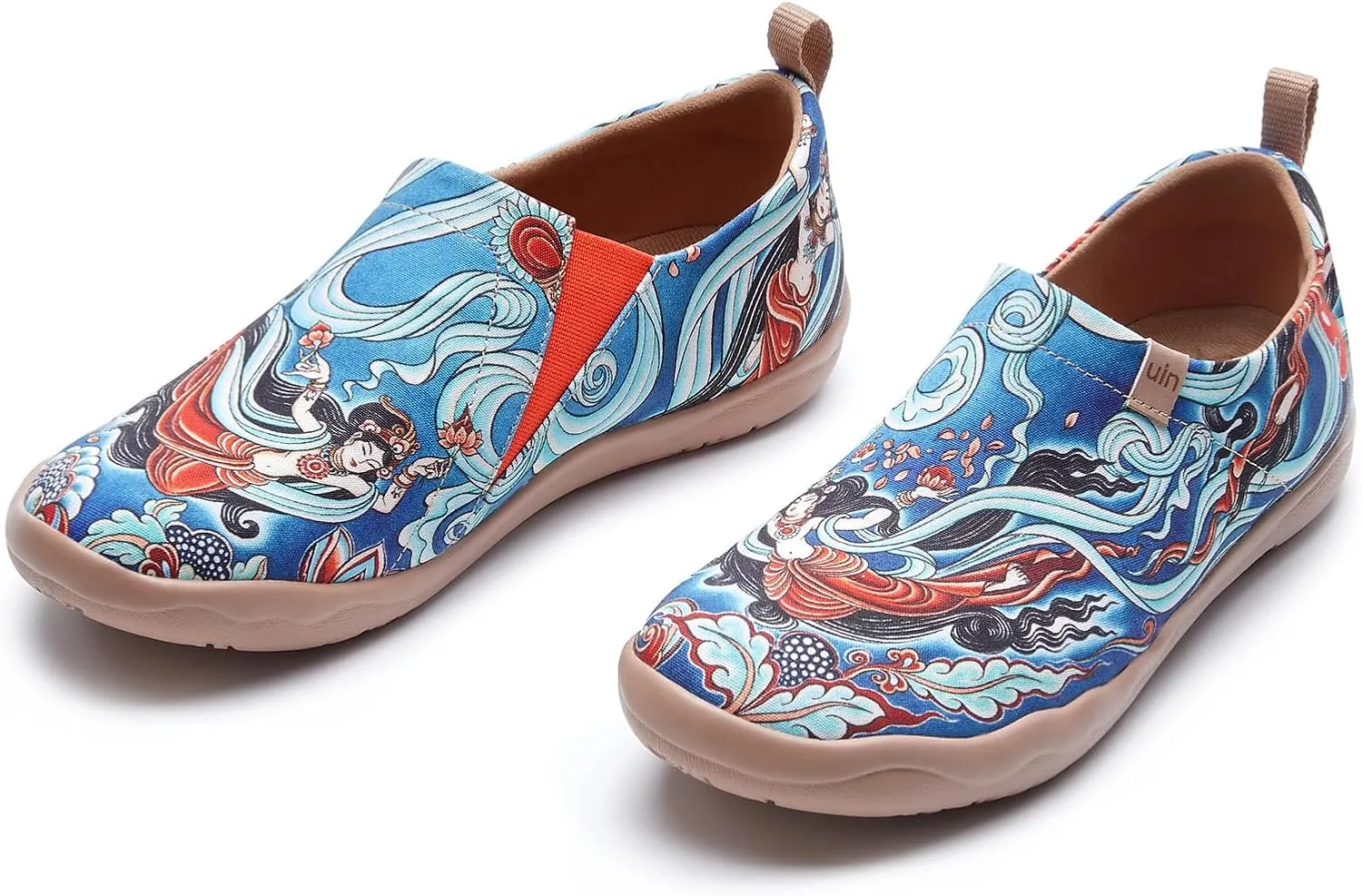 UIN Art Master Women's Art Travel Shoes Slip On Loafers Comfort Lightweight Fashion Sneaker