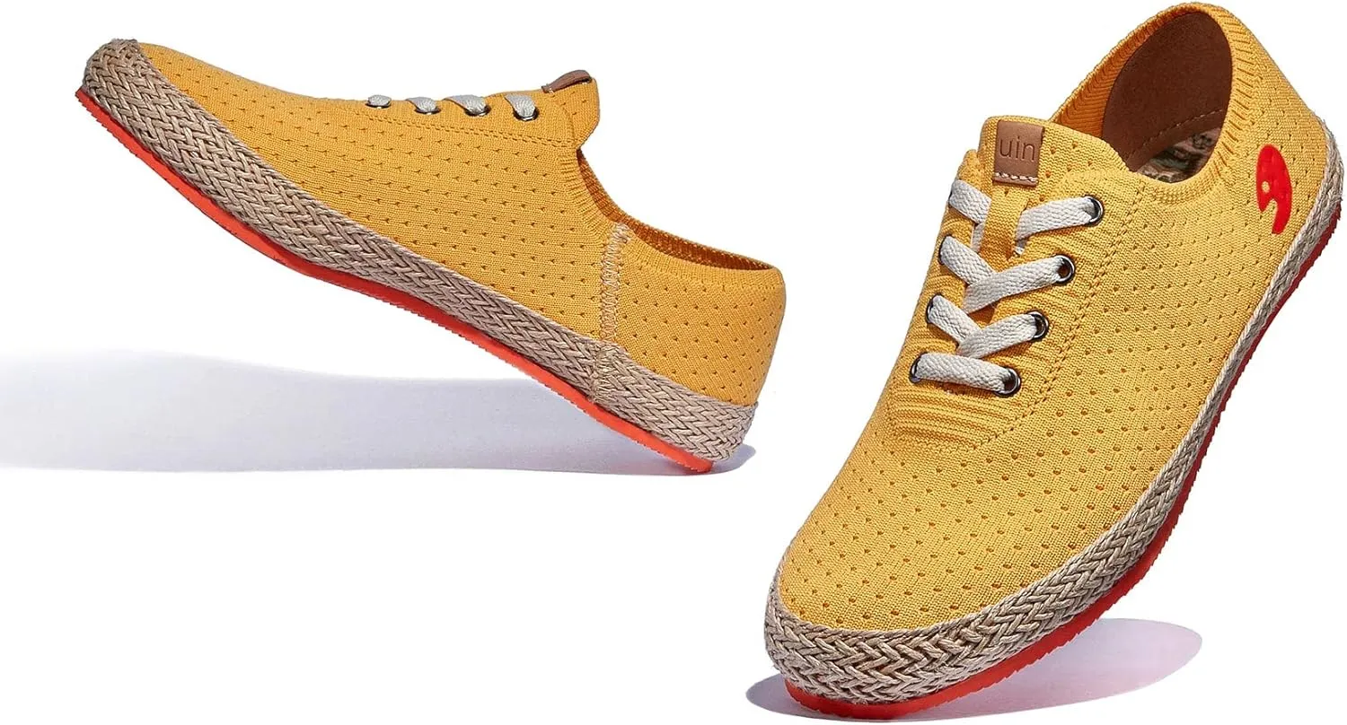 UIN Women's Art Painted Walking Casual Travel Shoes Lightweight Comfort Fashion Sneaker Formentera Series