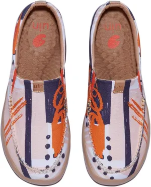 UIN Women's Art Travel Shoes Slip On Casual Loafers Lightweight Comfort Fashion Sneaker Nerja