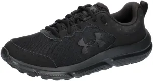 Under Armour Men's Charged Assert 10 Running Shoe, (002) Black/Black/Black, 9.5 Wide