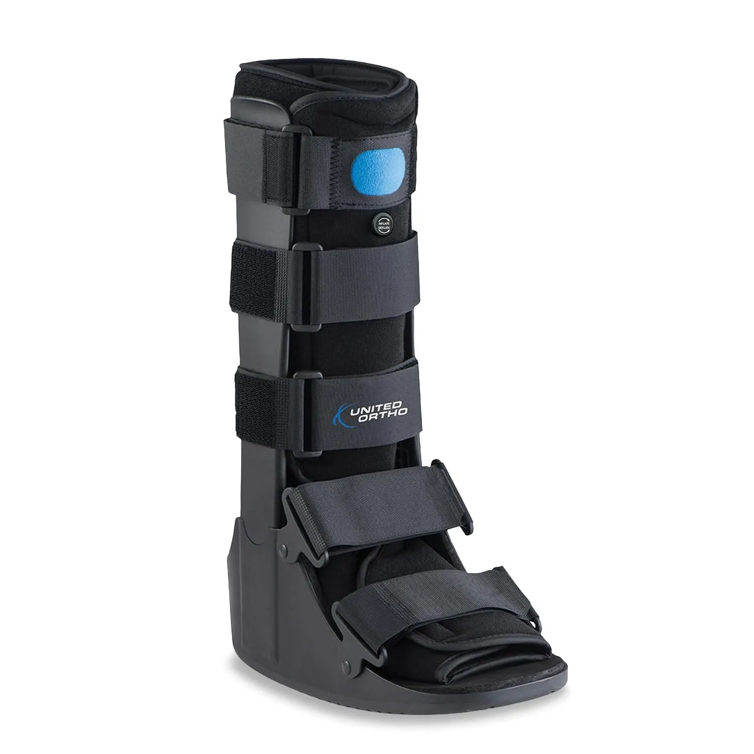 United Ortho Air Cam Walker Fracture Boot, Extra Large, Black