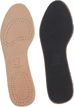 VALICLUD High Heel Cushions Women's Heel Insoles Breathable Odor- Latex Leather Flat Shoes Insoles Size 35-36