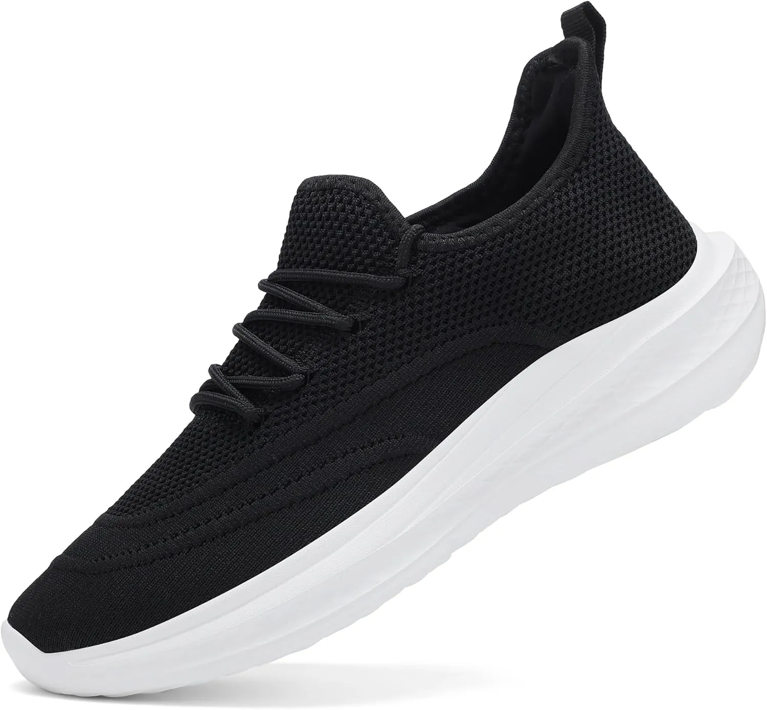 VAMJAM Men's Running Shoes Slip On Walking Shoes Non Slip Lightweight Workout Breathable Gym Sneakers Fashion Mesh Sneakers