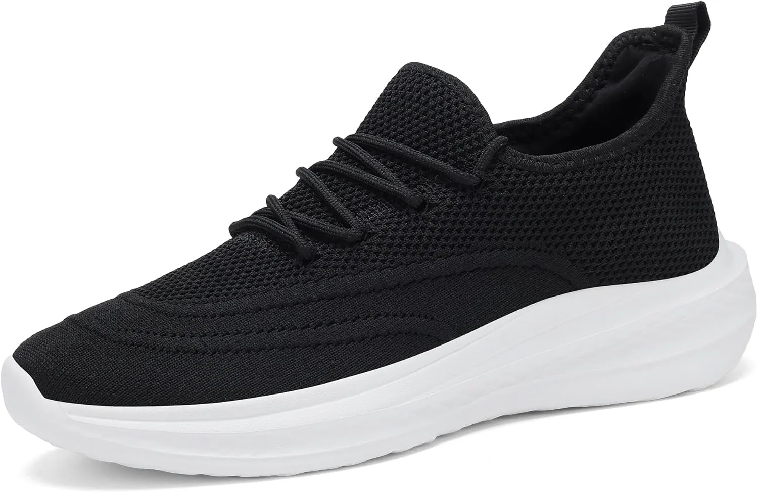 VAMJAM Men's Running Shoes Slip On Walking Shoes Non Slip Lightweight Workout Breathable Gym Sneakers Fashion Mesh Sneakers
