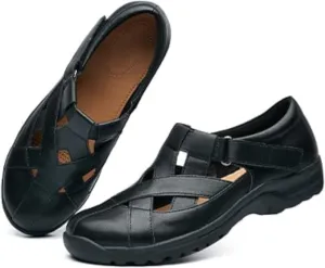 VERDASCO Womens Wide Shoes Casual Loafers Comfort Flats Sandals Classic Dressy Shoes