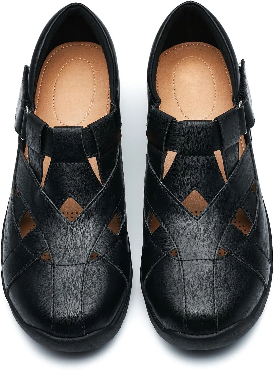 VERDASCO Womens Wide Shoes Casual Loafers Comfort Flats Sandals Classic Dressy Shoes