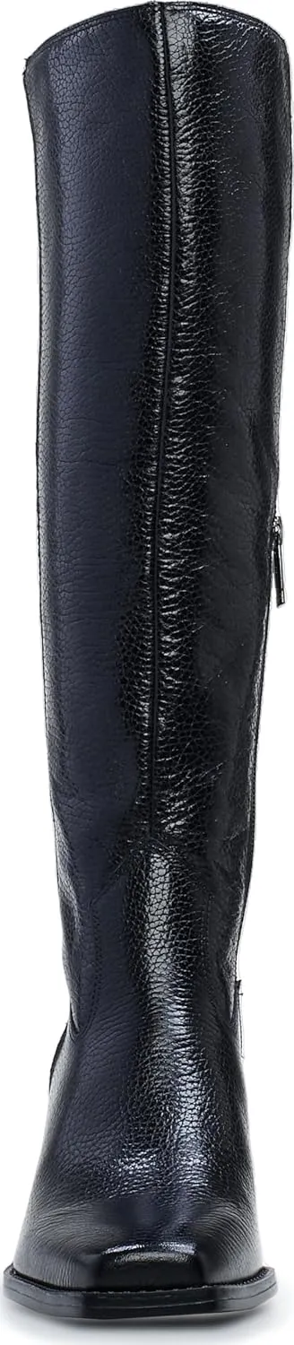 Vince Camuto Women's Biancaa Sangeti Extra Wide Calf Stacked Heel Knee High Boot