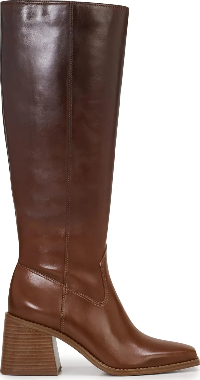 Vince Camuto Women's Sangeti Stacked Heel Knee High Boot Fashion