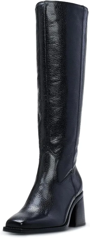 Vince Camuto Women's Sangeti Stacked Heel Knee High Boot Fashion