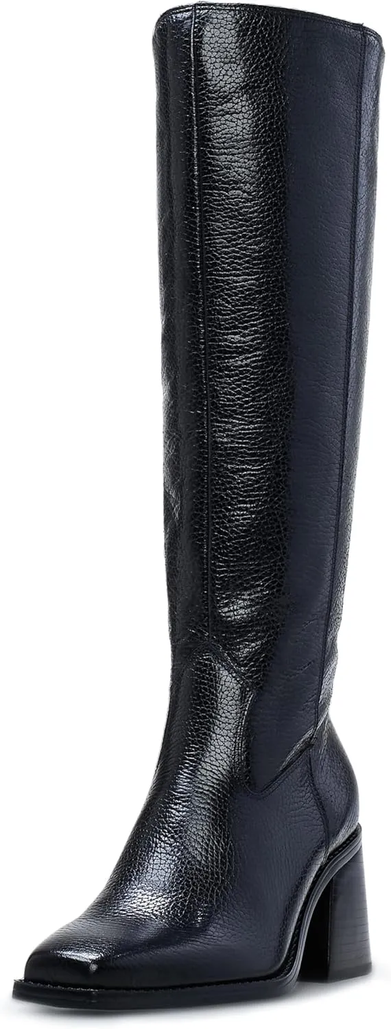 Vince Camuto Women's Sangeti Stacked Heel Knee High Boot Fashion
