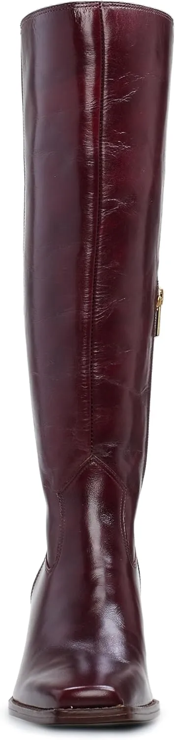 Vince Camuto Women's Sangeti Stacked Heel Knee High Wide Calf Boot Fashion