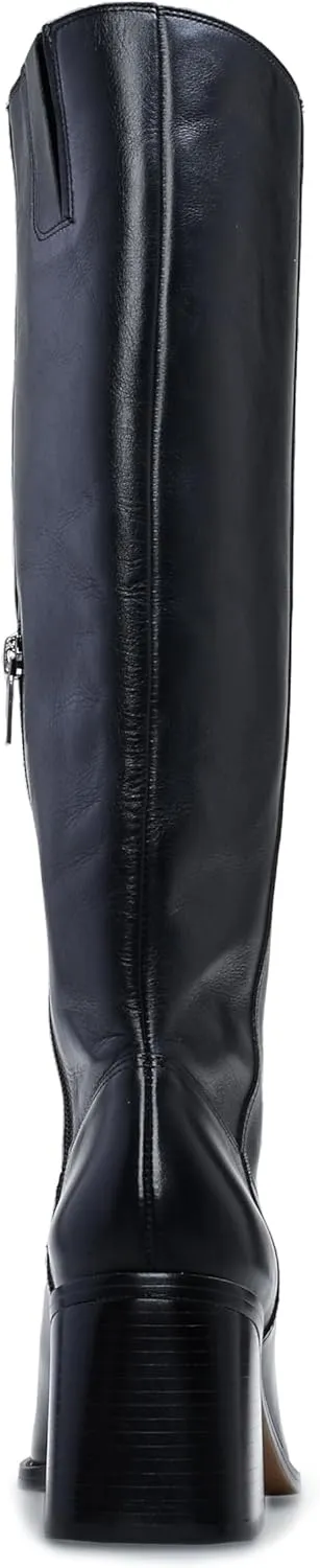 Vince Camuto Women's Sangeti Stacked Heel Knee High Wide Calf Boot Fashion