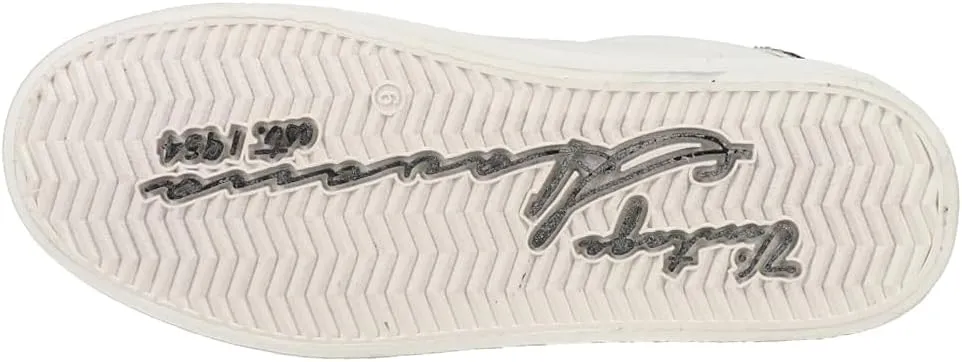 Vintage Havana Womens Nili Cheetah Platform Sneakers Shoes Casual - White