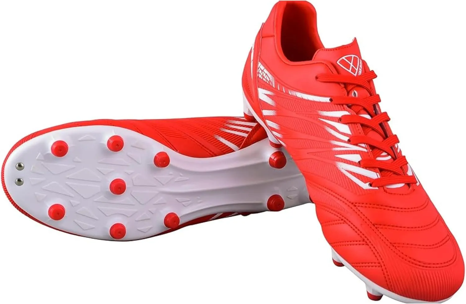 Vizari Valencia Adult Soccer Cleats - Lightweight and Durable Men's Soccer Shoes for Superior Performance - Unisex Mens and Womens Firm Ground Soccer Cleats with Round Studs for Maximum Traction
