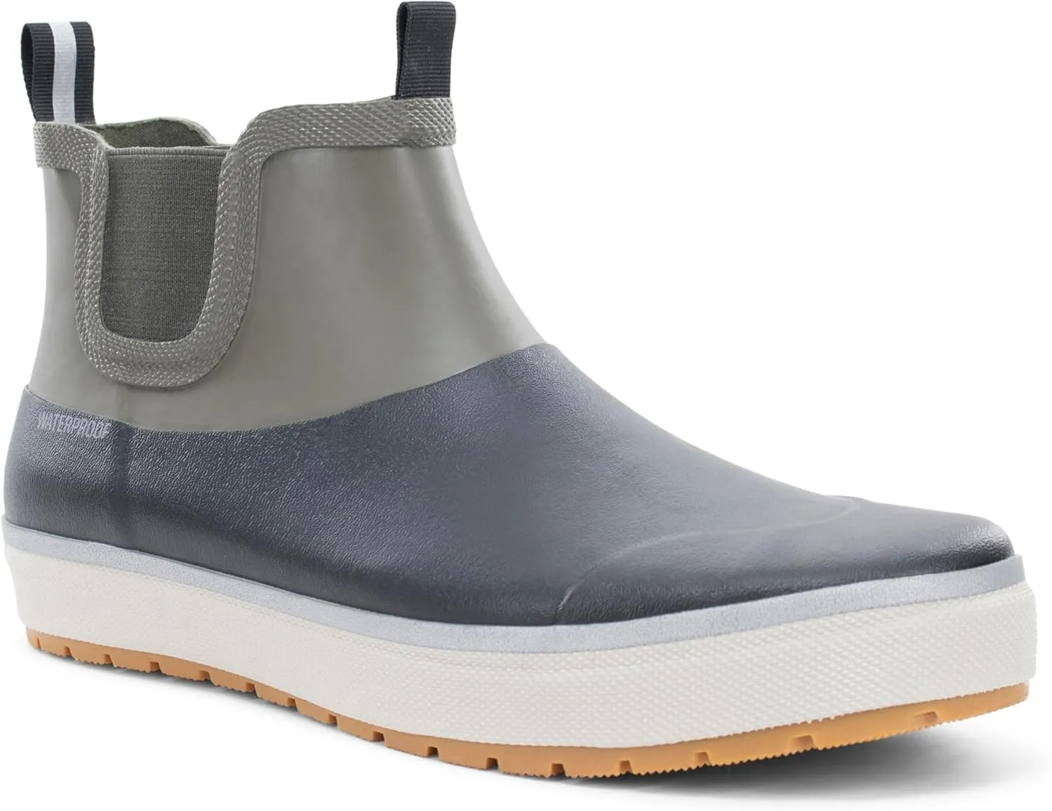 Western Chief Men's Waterproof Chelsea Rain Boot with Memory Foam Insole and Slip-Resistant Outsole – Durable and Comfortable for All-Weather Wear