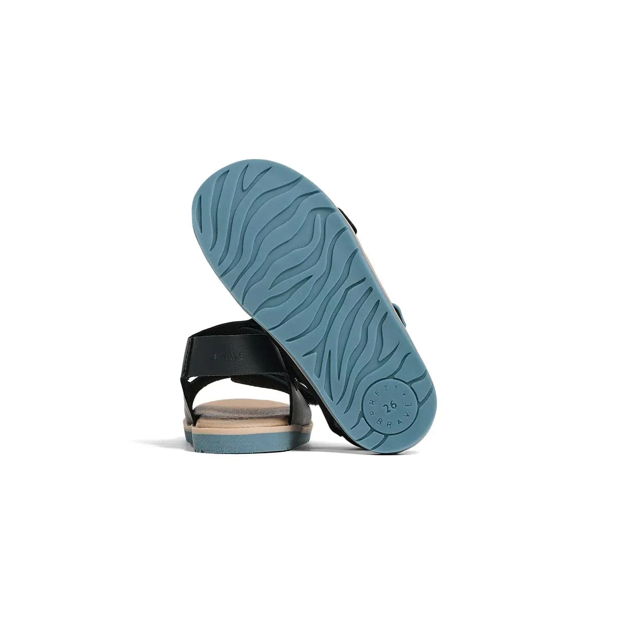 Wilder Sandal in Black/Blue