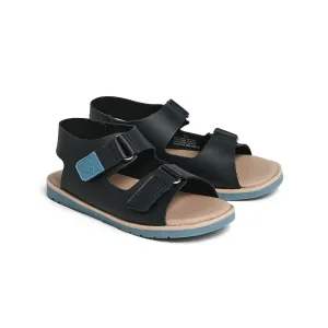 Wilder Sandal in Black/Blue