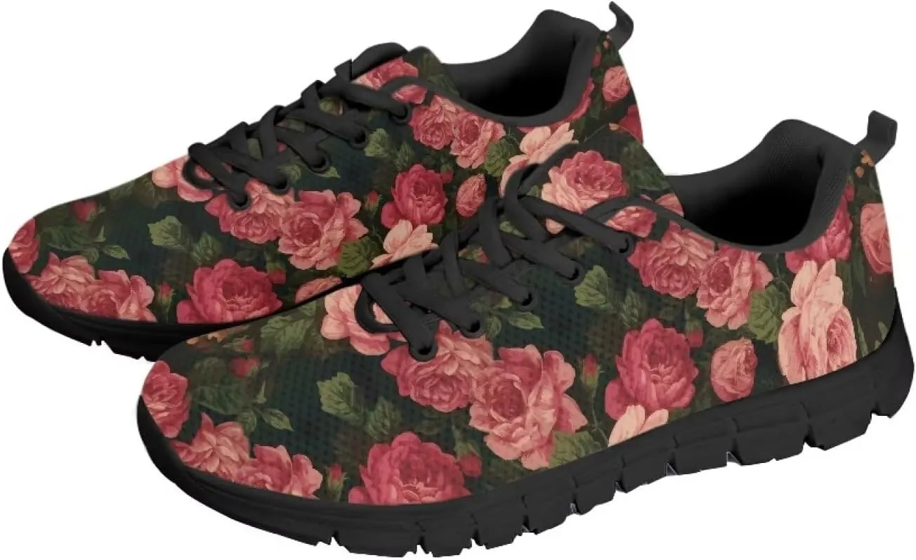 Women Trainers Sports Running Shoes Causal Travel Walking Flat Shoe Lace-up Breathable for Lady Teenager Girls