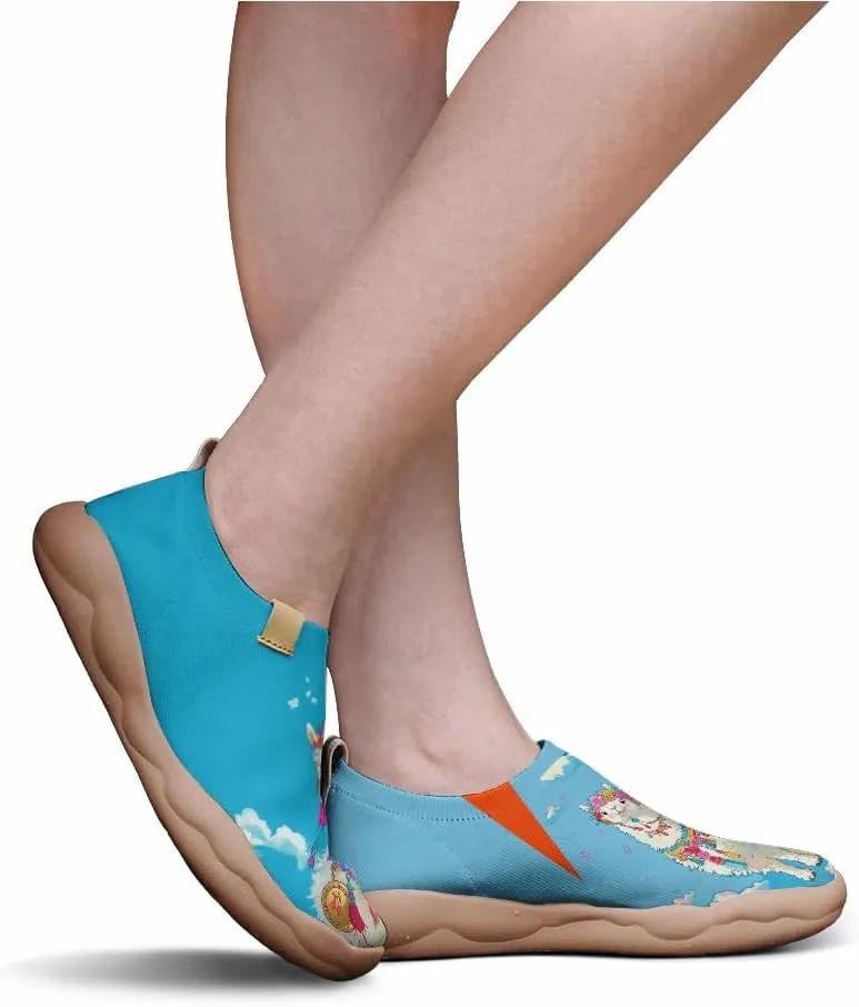 Women's Breathable Knitted Loafers, Casual and Fashionable, Suitable for All Seasons, Travel Shoes, Cute Animal Series