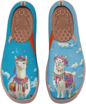 Women's Breathable Knitted Loafers, Casual and Fashionable, Suitable for All Seasons, Travel Shoes, Cute Animal Series