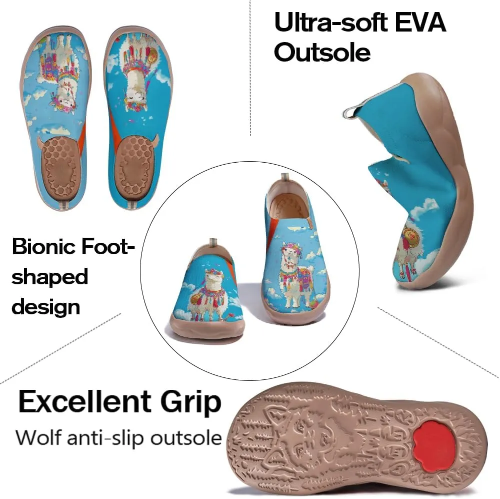 Women's Breathable Knitted Loafers, Casual and Fashionable, Suitable for All Seasons, Travel Shoes, Cute Animal Series