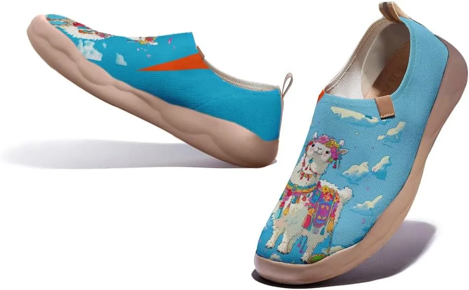 Women's Breathable Knitted Loafers, Casual and Fashionable, Suitable for All Seasons, Travel Shoes, Cute Animal Series