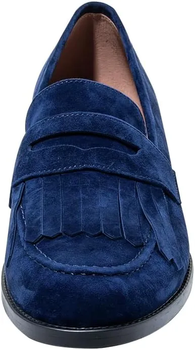 Women's Classic Flat Suede Tassel Loafer