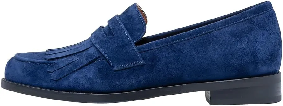 Women's Classic Flat Suede Tassel Loafer