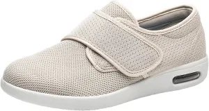 Women's Diabetic Shoes Wide Width Edema Shoes Breathable Memory Foam Lightweight Walking Sneakers for Elderly Swollen Feet
