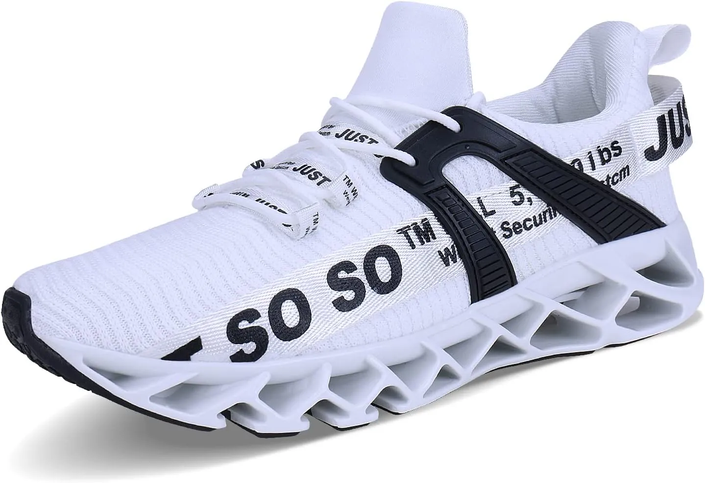 WONESION Mens Breathable Walking Tennis Running Shoes Blade Fashion Sneakers
