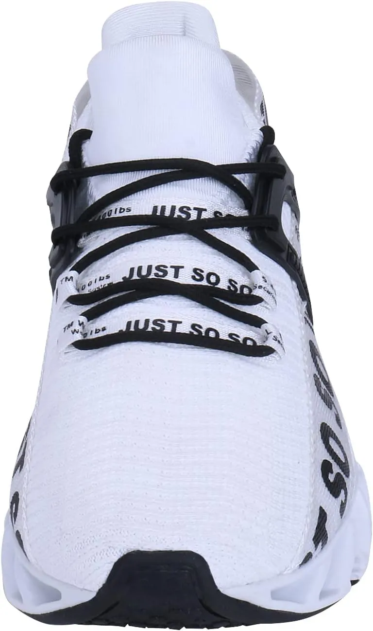 WONESION Mens Breathable Walking Tennis Running Shoes Blade Fashion Sneakers