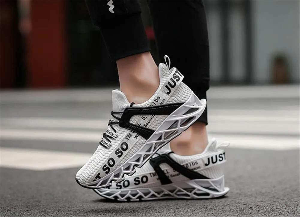 WONESION Mens Breathable Walking Tennis Running Shoes Blade Fashion Sneakers