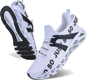 WONESION Mens Breathable Walking Tennis Running Shoes Blade Fashion Sneakers