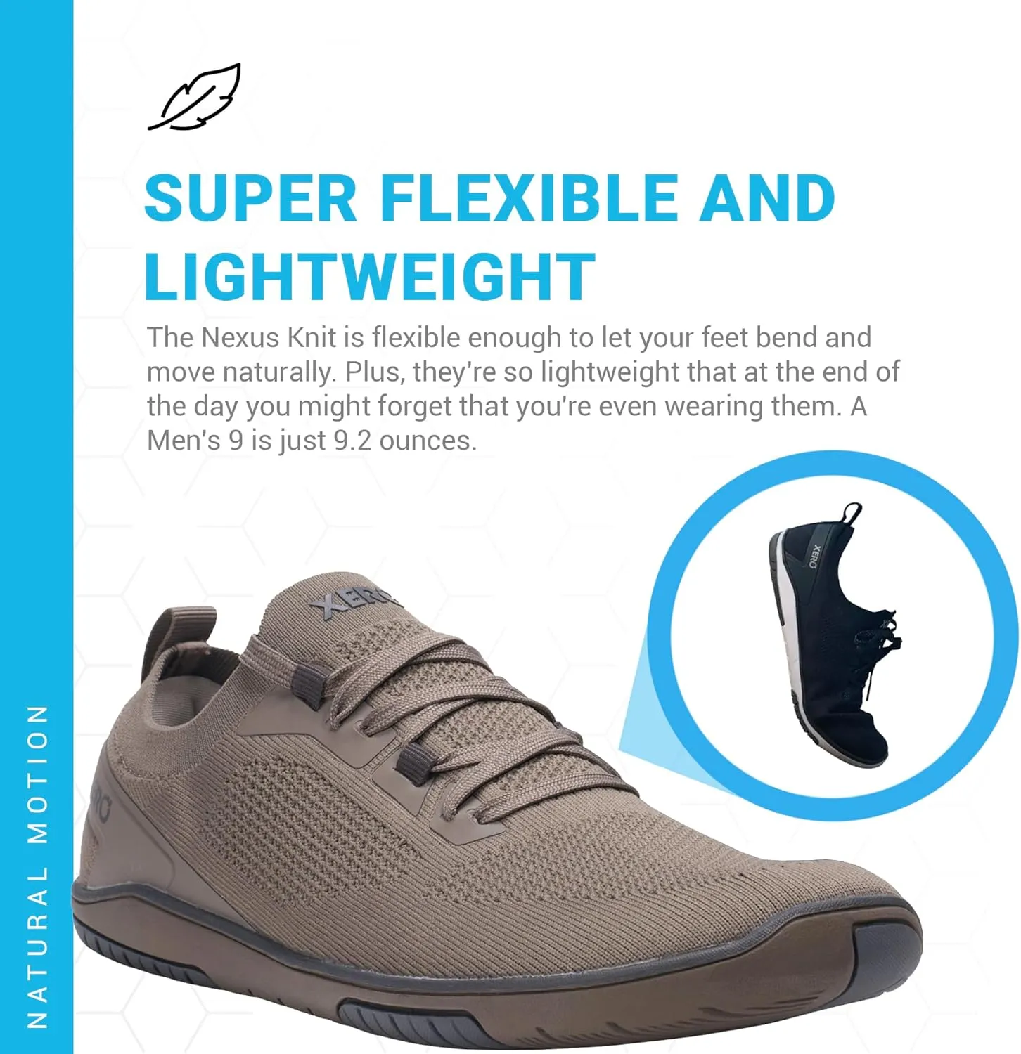 Xero Shoes Men's Nexus Knit Barefoot Athlesuire Shoe
