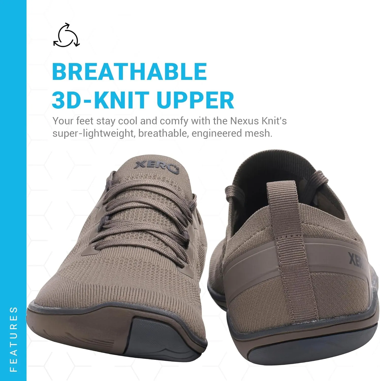 Xero Shoes Men's Nexus Knit Barefoot Athlesuire Shoe