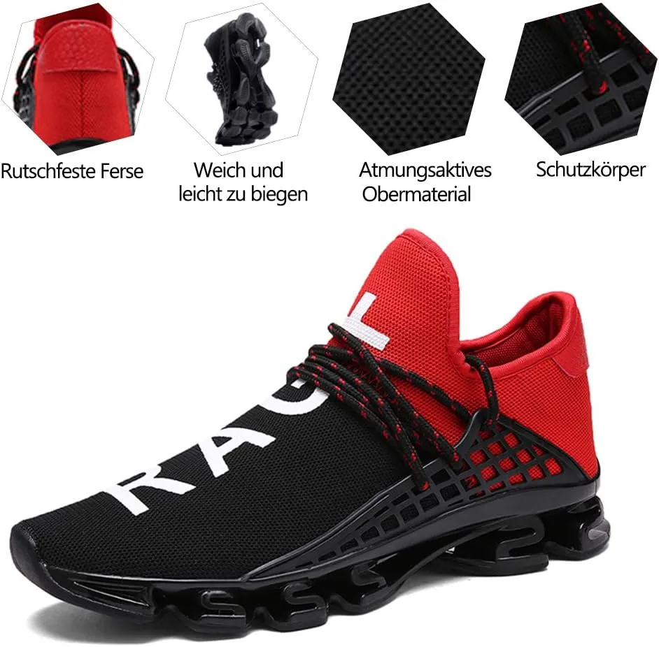 XIANV Men Trail Running Shoes Breathable Sport Athletic Tennis Walking Shoes