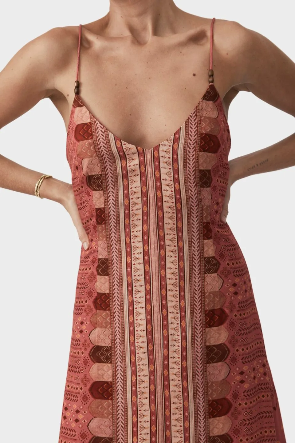 Yasmin Print Maxi Dress