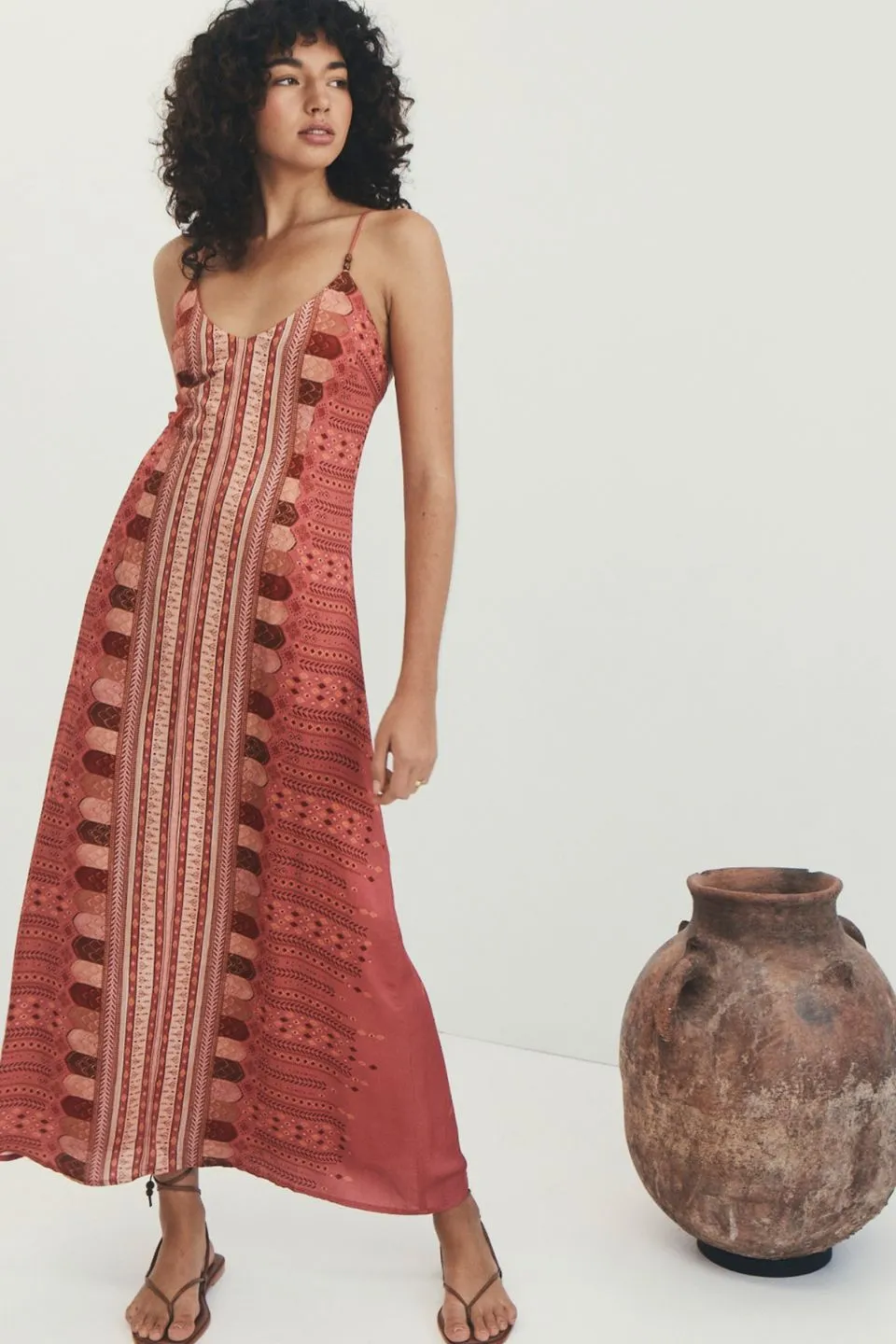 Yasmin Print Maxi Dress