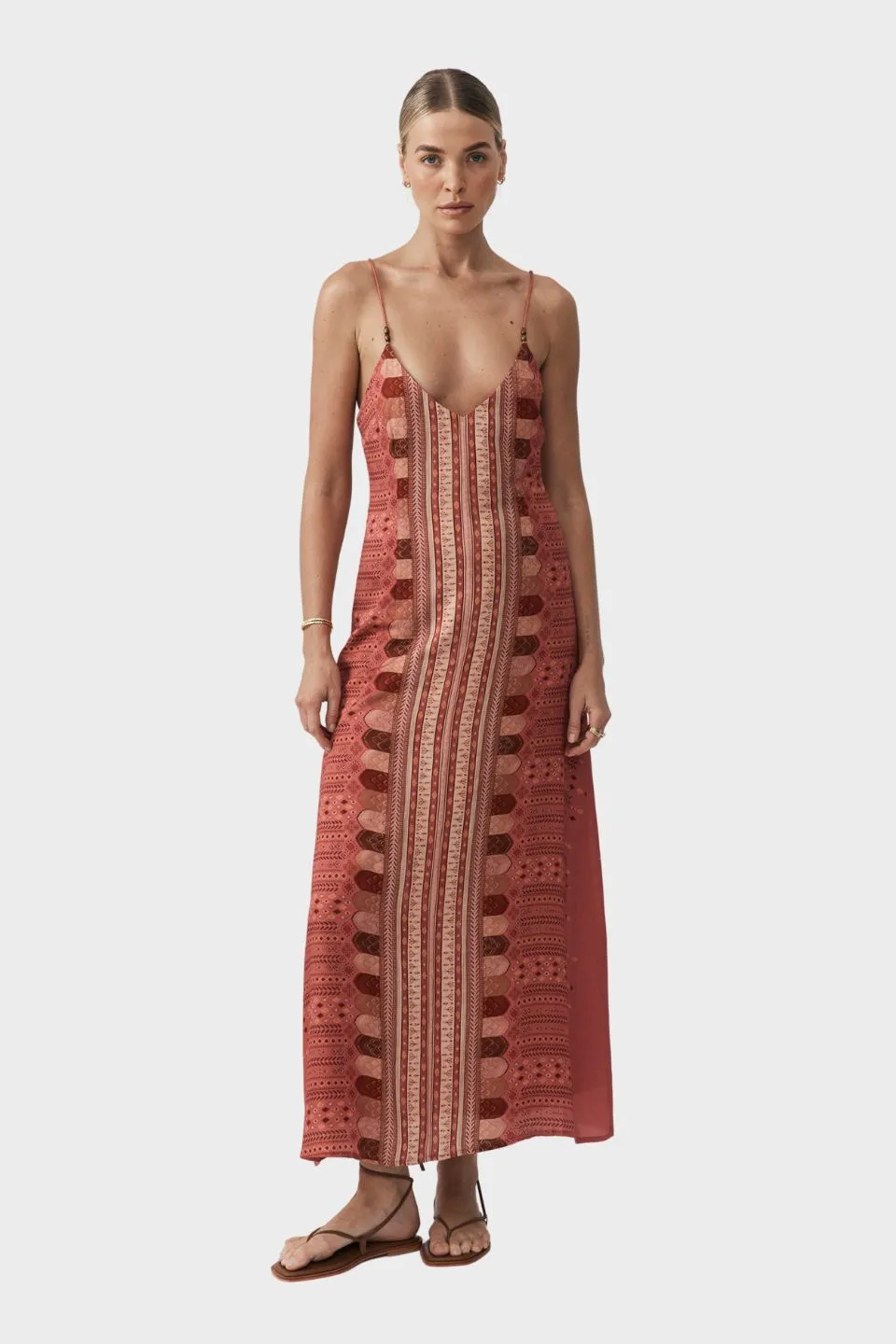 Yasmin Print Maxi Dress