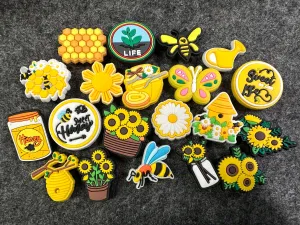 Yellow Theme Shoe Charms