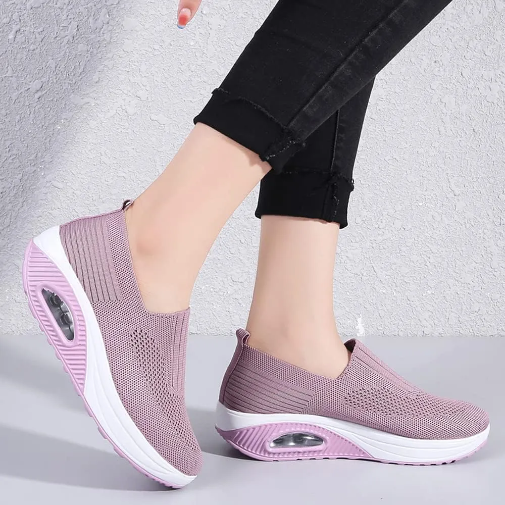 YING LAN Women's Breathable Jogging Running Tennis Shoes Lightweight Sneakers Girls Athletic Walking Shoe